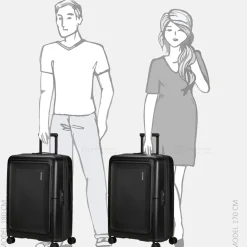 Reiskoffers^American Tourister Dashpop reiskoffer 67 cm true black