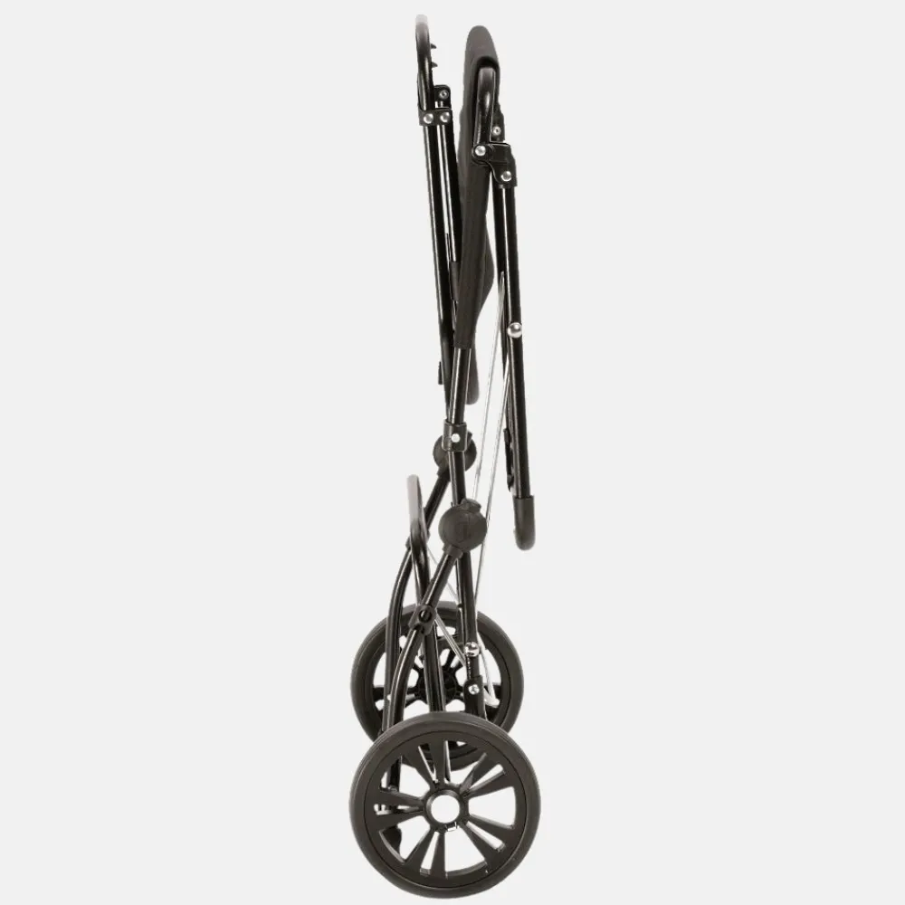 Boodschappentrolleys^Andersen Komfort Shopper Senta Stoel boodschappentrolley zwart