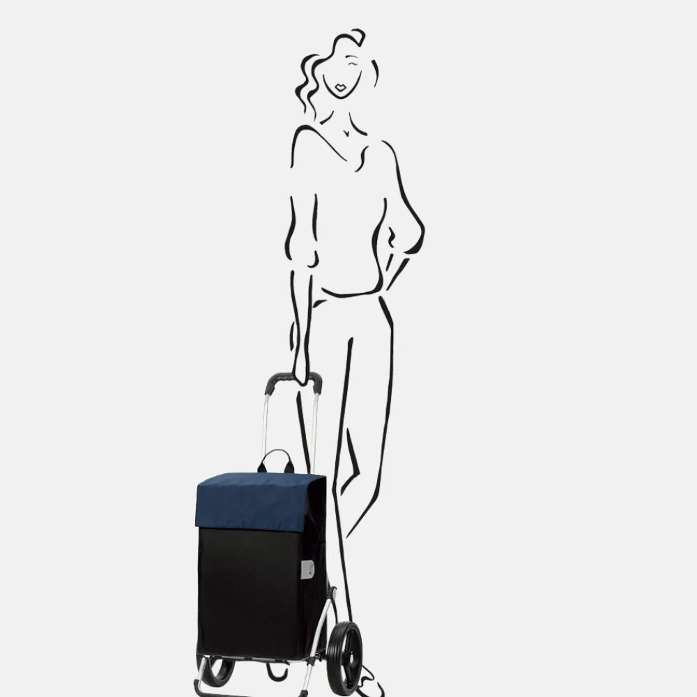 Boodschappentrolleys^Andersen Royal Shopper Hera boodschappentrolley blue