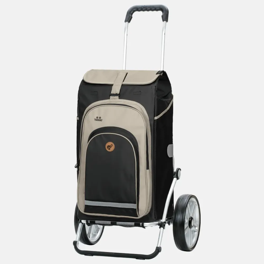 Boodschappentrolleys^Andersen Royal Shopper Hydro 2.1 boodschappentrolley black