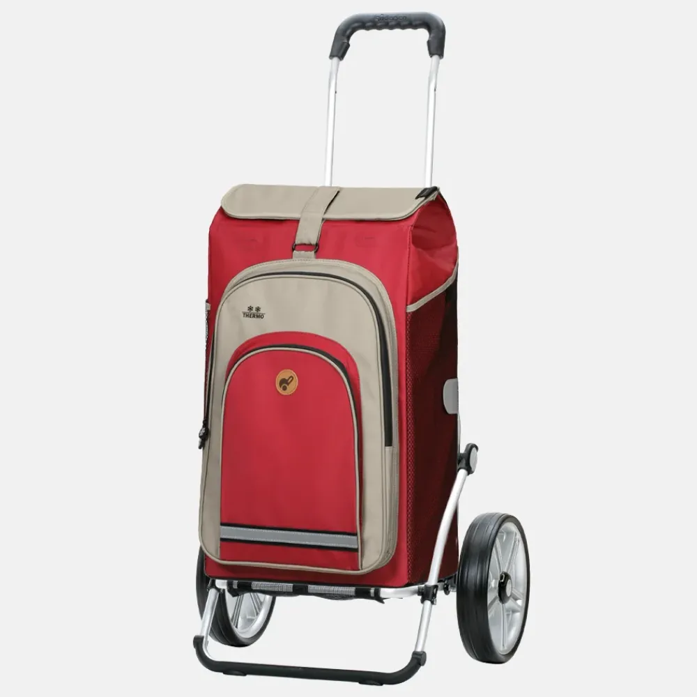 Boodschappentrolleys^Andersen Royal Shopper Hydro 2.0 boodschappentrolley red