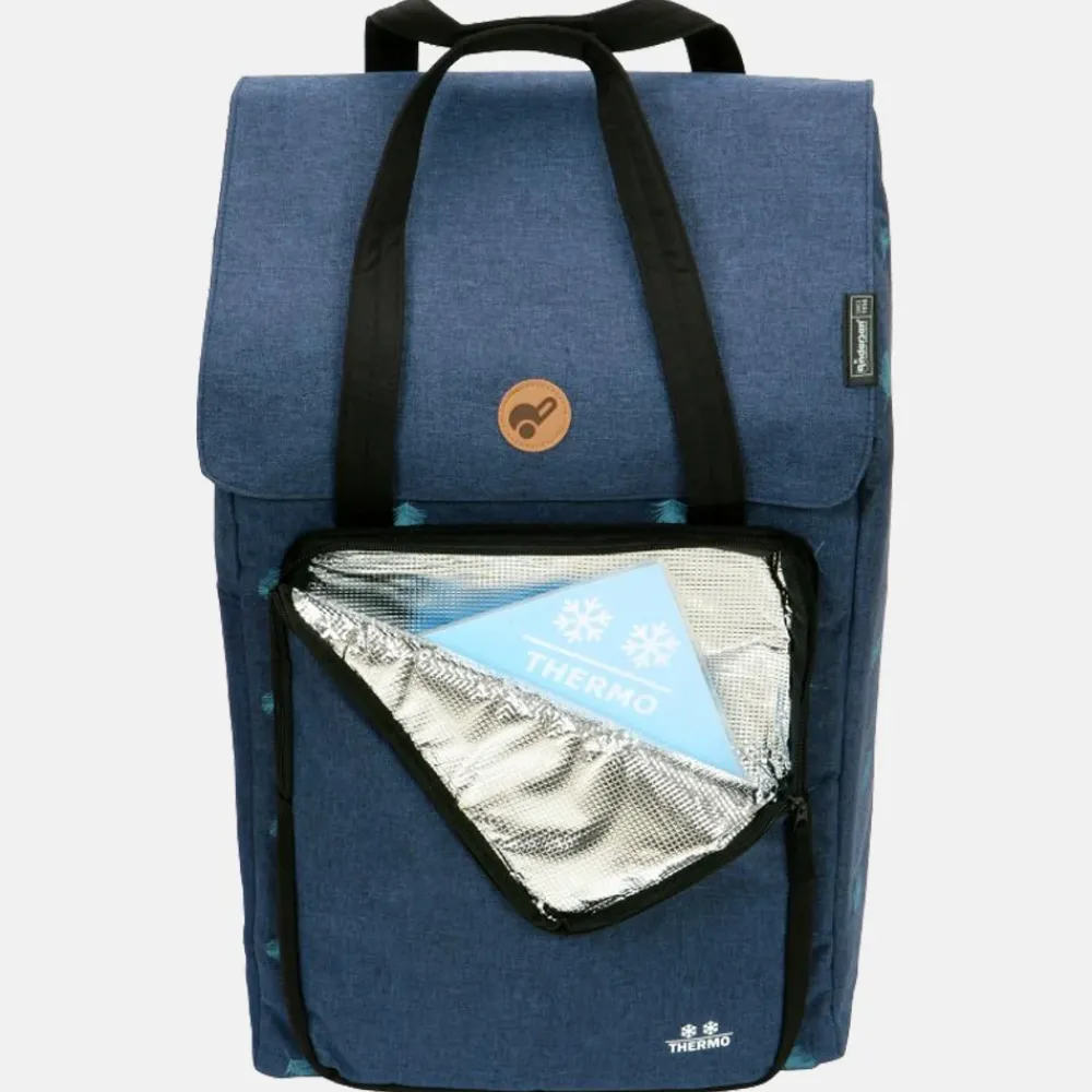 Boodschappentrolleys^Andersen Royal shopper Ivar (kogellager) boodschappentrolley blue