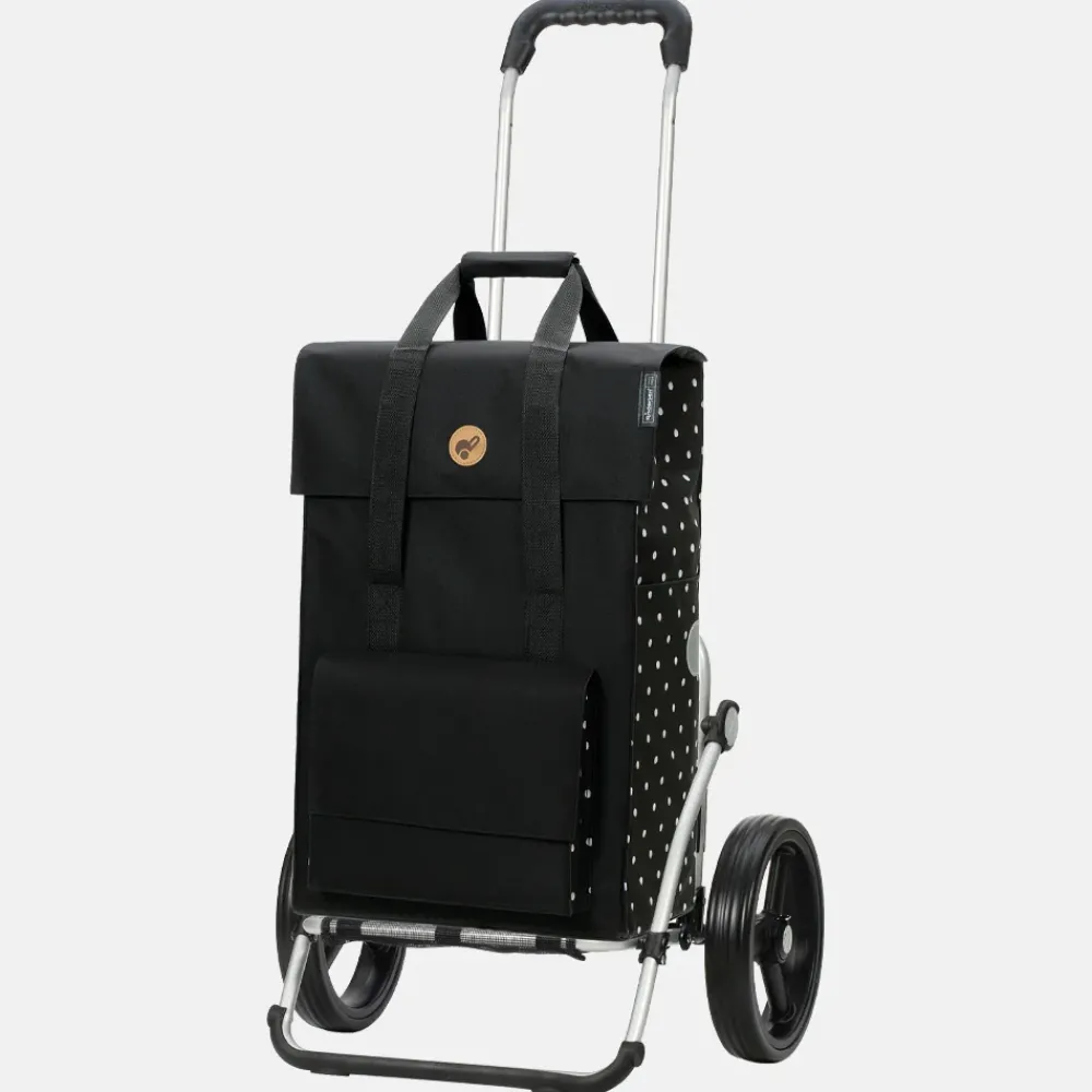 Boodschappentrolleys^Andersen royal shopper Janne boodschappentrolley black