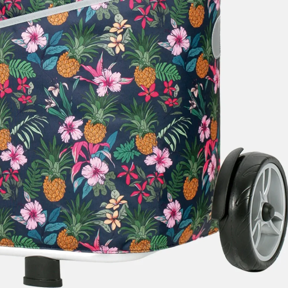 Boodschappentrolleys^Andersen Unus shopper boodschappentrolley ananas bloem