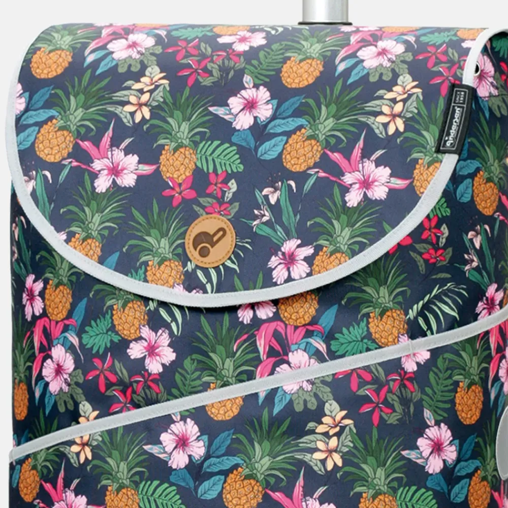 Boodschappentrolleys^Andersen Unus shopper boodschappentrolley ananas bloem