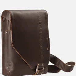 Schoudertassen^Aunts and Uncles Jason Hunter schoudertas M vintage brown