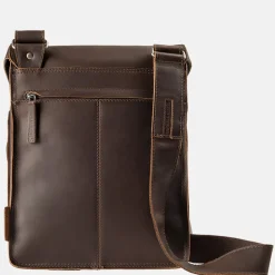 Schoudertassen^Aunts and Uncles Jason Hunter schoudertas M vintage brown