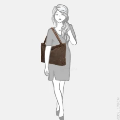Shoppers^Beagles Ariany teddy shopper XL donker taupe -- OUD