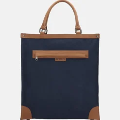 Handtassen^Beagles boodschappentas blauw