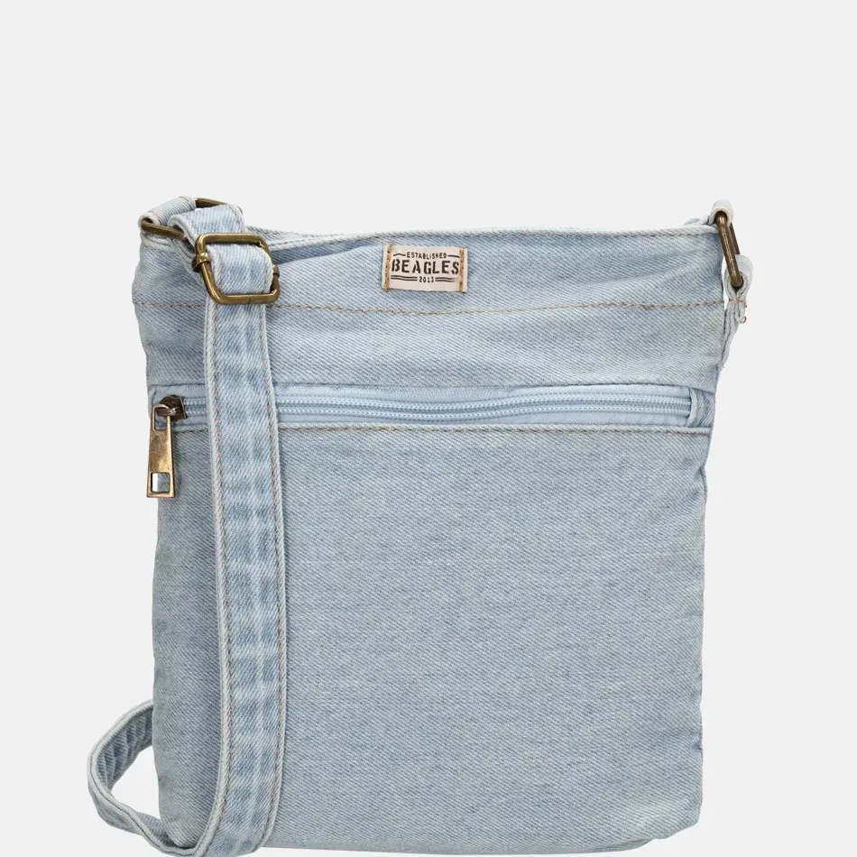 Crossbody Tassen^Beagles crossbody tas lichtblauw