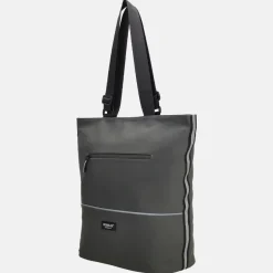 Fietstassen^Beagles fietstas shopper grey