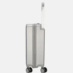 Handbagage Koffers^Beagles handbagage koffer 55 cm zilver