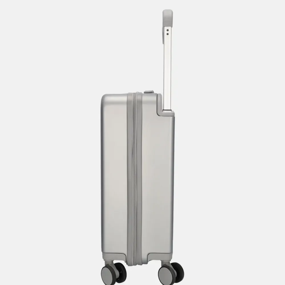 Handbagage Koffers^Beagles handbagage koffer 55 cm zilver