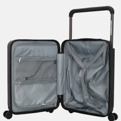 Handbagage Koffers^Beagles handbagage koffer 55 cm zwart
