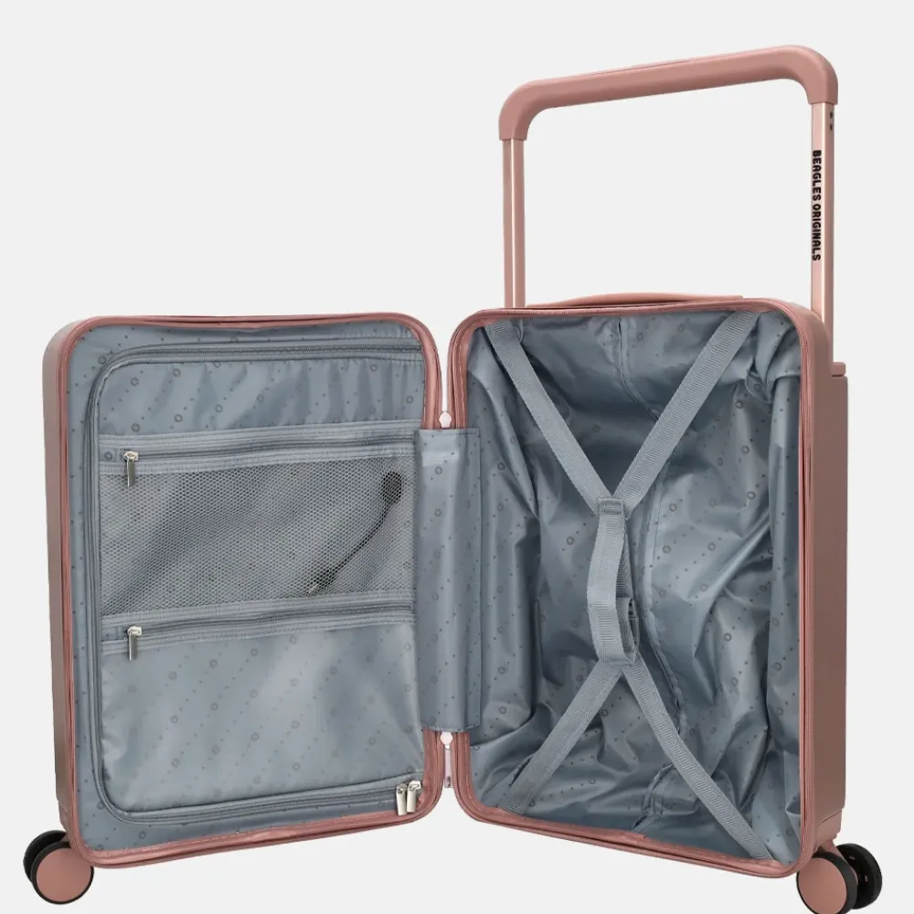 Handbagage Koffers^Beagles handbagage koffer 55 cm champagne