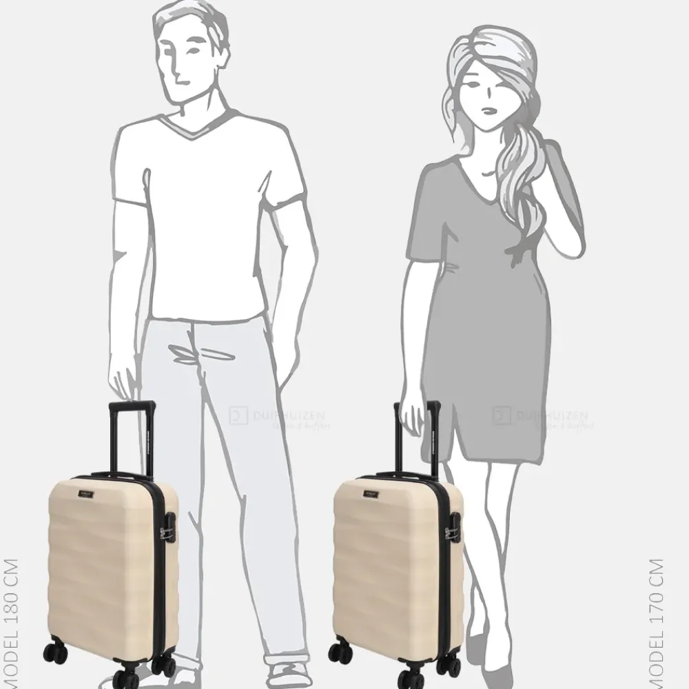 Handbagage Koffers^Beagles Originals Go Travel handbagage koffer 54 cm beige