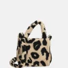 Handtassen^Beagles Teddy Navarra handtas XS luipaard beige