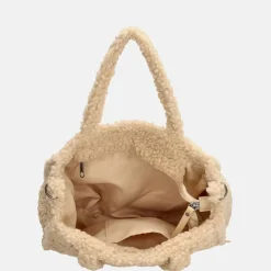 Handtassen^Beagles Teddy Navarra handtas M beige