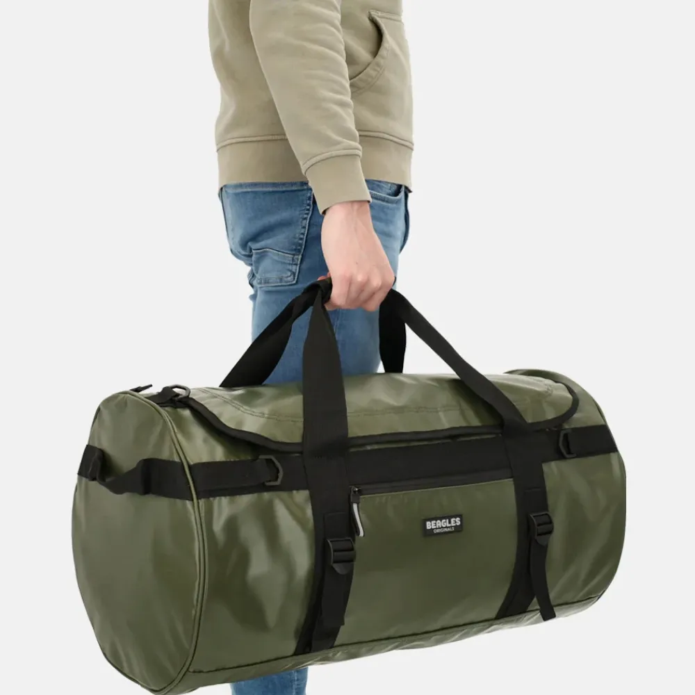 Handbagage Tassen | Weekendtassen^Beagles weekendtas/rugzak olijfgroen