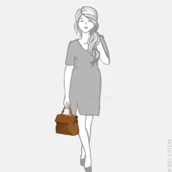 Handtassen^Bear Design Anna handtas cognac