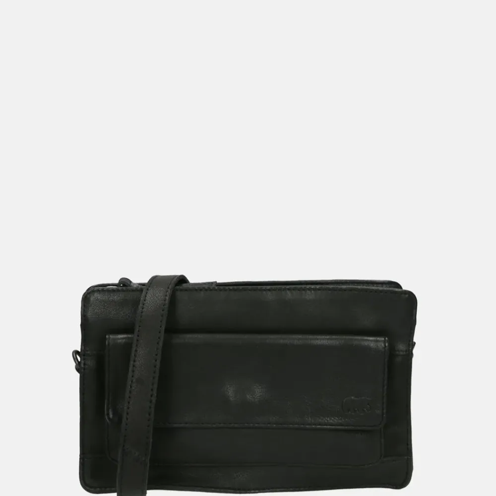 Crossbody Tassen^Bear Design crossbody tas black