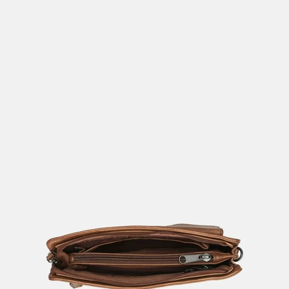 Crossbody Tassen^Bear Design crossbody tas cognac