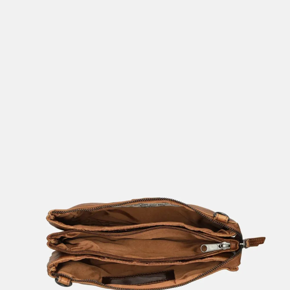 Crossbody Tassen^Bear Design crossbody tas cognac