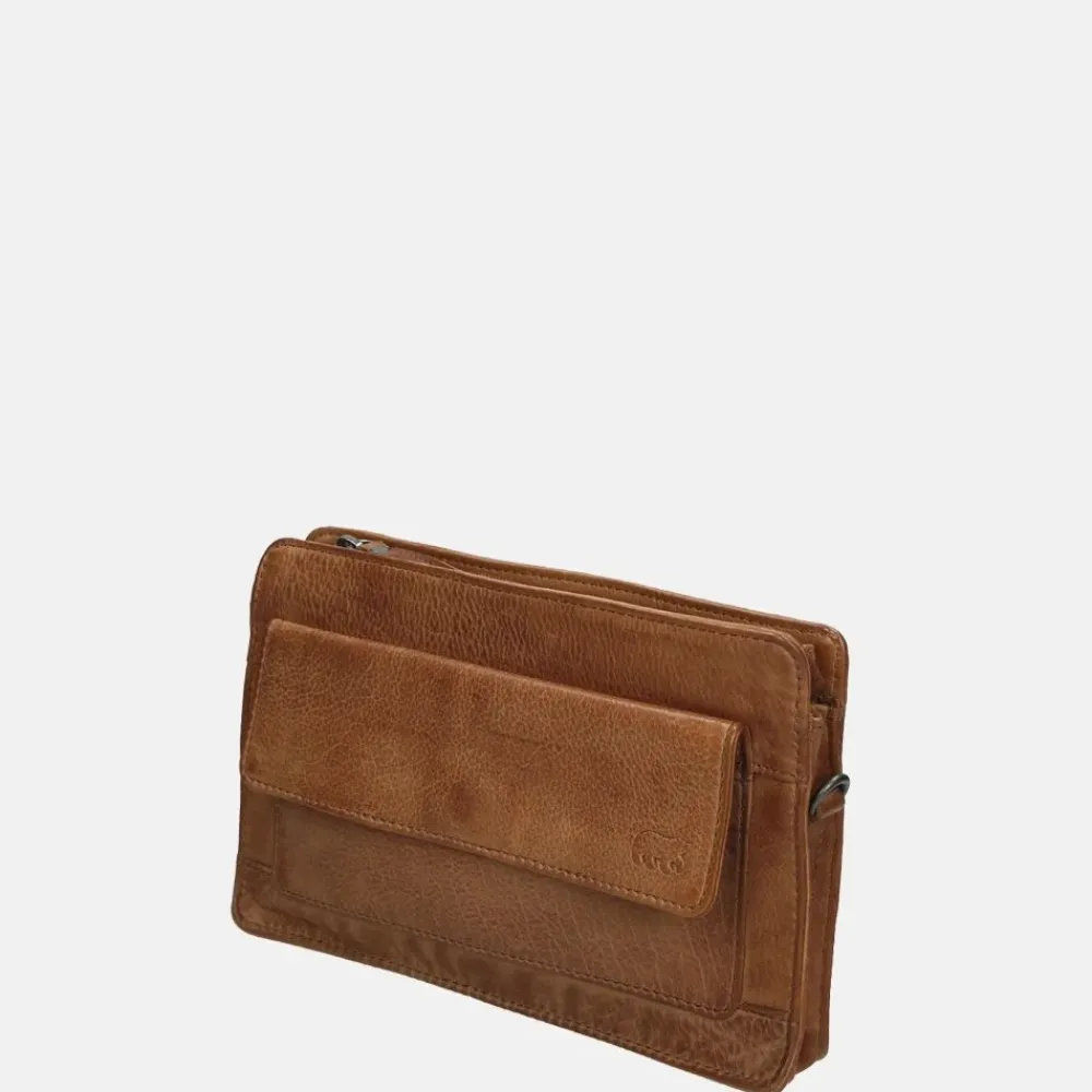 Crossbody Tassen^Bear Design crossbody tas cognac