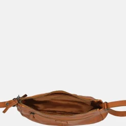 Crossbody Tassen^Bear Design crossbody tas studs cognac
