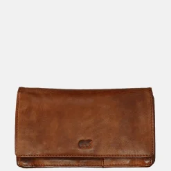 Dames Portemonnees^Bear Design Emma portemonnee cognac