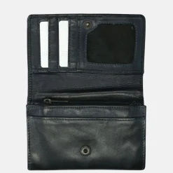 Dames Portemonnees^Bear Design Flappie portemonnee blue