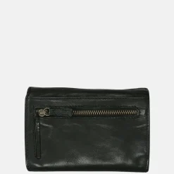 Dames Portemonnees^Bear Design Flappie portemonnee black
