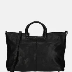 Handtassen^Bear Design handtas L zwart