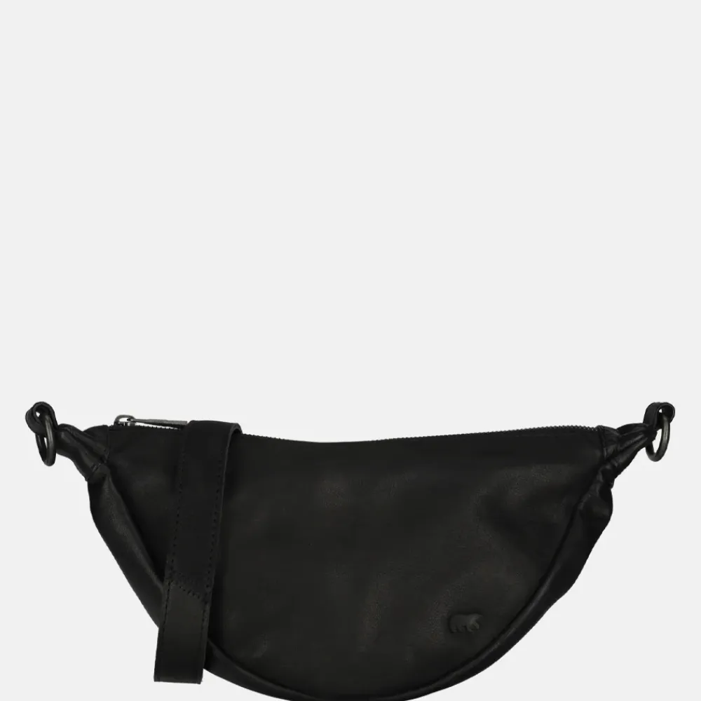 Crossbody Tassen^Bear Design heuptas/crossbody tas black