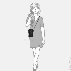Telefoontasjes | Crossbody Tassen^Bear Design Igor telefoontas black