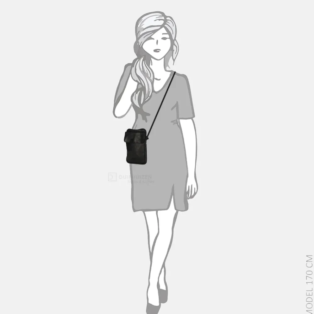 Telefoontasjes | Crossbody Tassen^Bear Design Igor telefoontas black
