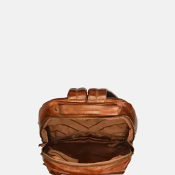 Laptop Rugzakken^Bear Design laptoprugzak cognac