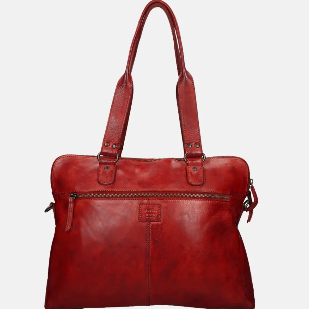 Shoppers^Bear Design Lia shopper red