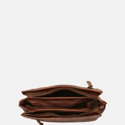 Crossbody Tassen^Bear Design Miley crossbody tas cognac