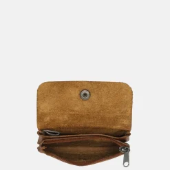 Pasjeshouders | Heren Portemonnees^Bear Design pasjeshouder cognac
