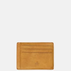 Pasjeshouders | Heren Portemonnees^Bear Design pasjeshouder oker