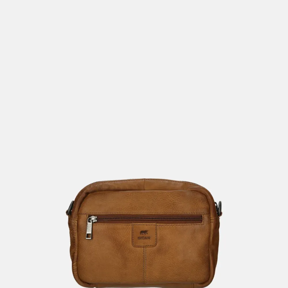Crossbody Tassen^Bear Design Peggy crossbody tas cognac