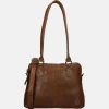 Shoppers^Bear Design Petra schoudertas cognac