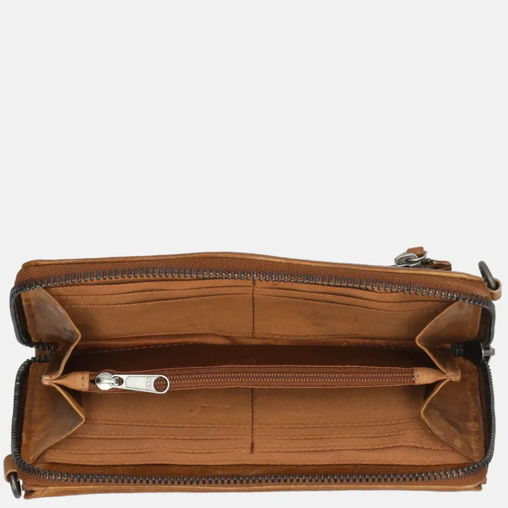 Crossbody Tassen^Bear Design portemonnee crossbody tas cognac