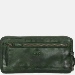 Dames Portemonnees^Bear Design portemonnee green