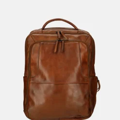 Laptop Rugzakken^Bear Design rugzak 15 inch cognac