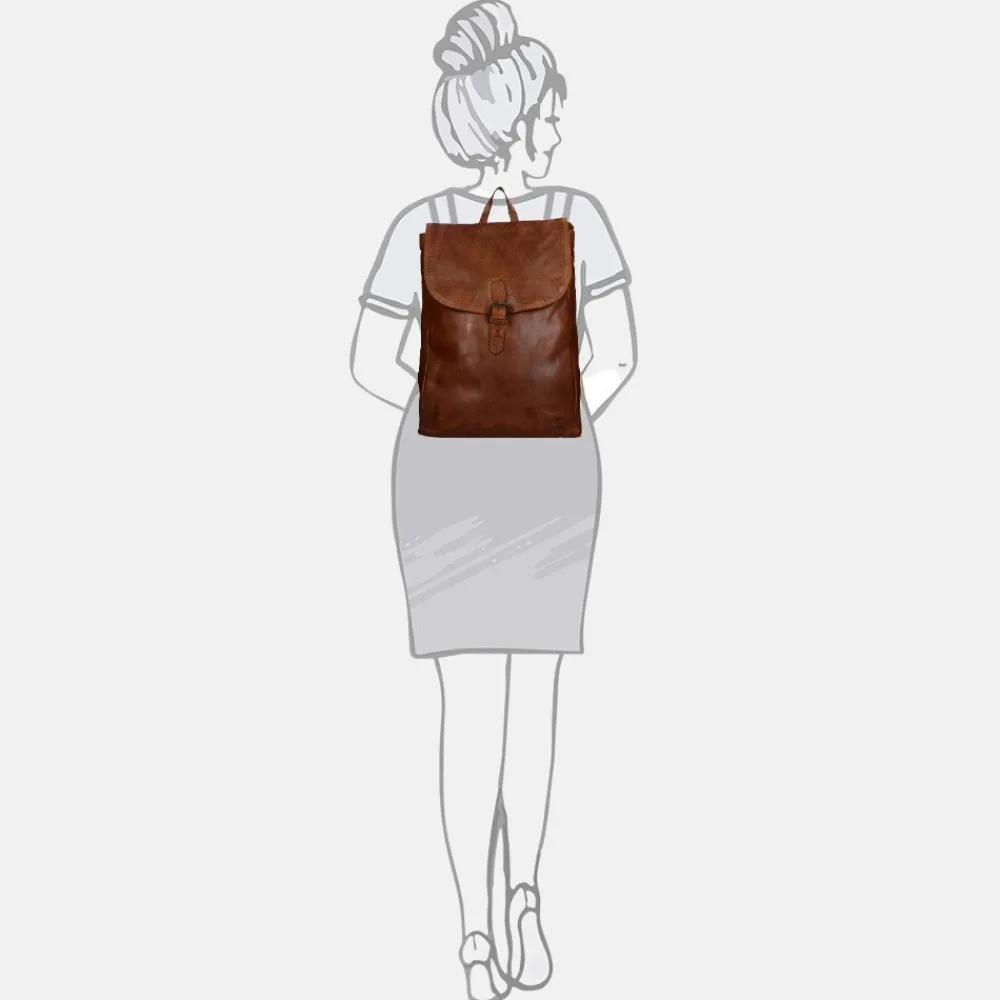 Vrijetijd Rugzakken | School Rugzakken^Bear Design rugzak 15.6 inch cognac