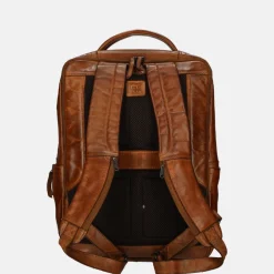 Laptop Rugzakken^Bear Design rugzak 15 inch cognac