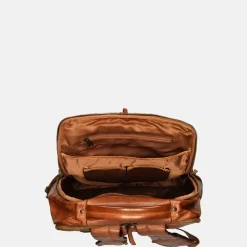 Laptop Rugzakken^Bear Design rugzak 15 inch cognac