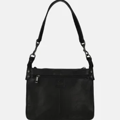 Schoudertassen^Bear Design schoudertas black